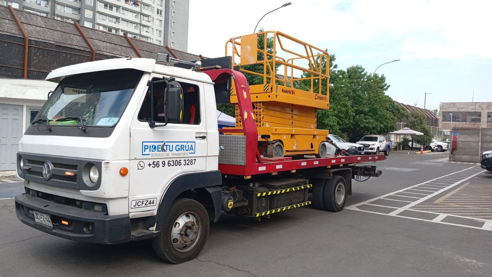 Servicio de transporte de maquinaria